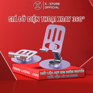 Giá đỡ hợp kim nhôm cho điện thoại, máy tính bảng, kệ đỡ để bàn xoay 360, gấp gọn, giá đỡ hợp kim nhôm cao cấp GDDTKL