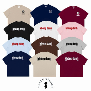 [BOXY LỐP-KHÔNG DANH KHÔNG PHẬN] Áo thun Boxy Halev Brand in meme hài hước chất cotton Premium 260gsm Unisex nam nữ