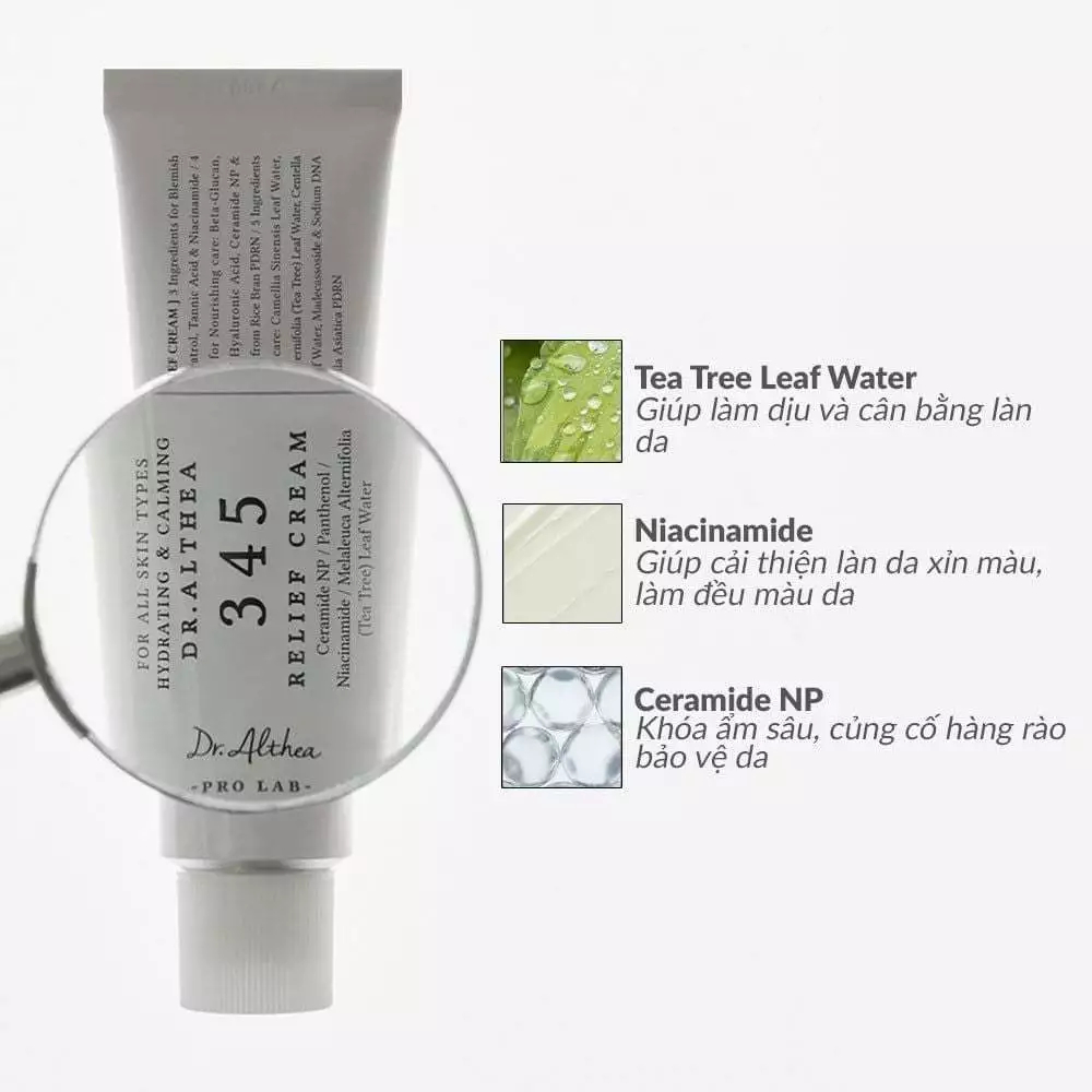Kem Dưỡng Phục Hồi Da Dr.Althea 345 Relief Cream - Ever Queen