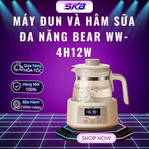 Máy đun và hâm sữa đa năng Bear WW-4H12W - Hàng Chính Hãng - Bảo Hành 18 tháng