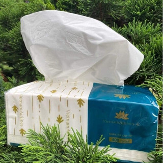 Combo 6 Gói Khăn Giấy Ăn Cao Cấp 3 Lớp 400 Tờ, Giấy Ăn To Siêu Dai Mềm Mịn Tiện Dụng Cho Gia Đình