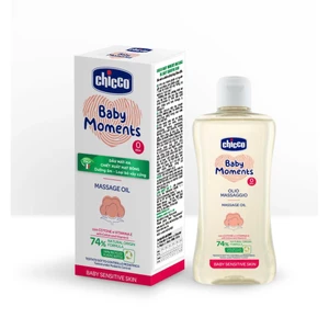 Dầu massage chiết xuất Hạt Bông Chicco cho bé từ 0M+