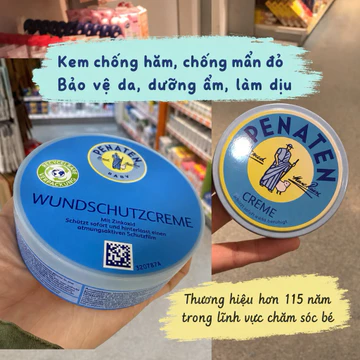 (Nội địa Đức) Kem chống hăm , kem đa năng bảo vệ da Penaten nội địa Đức cho trẻ từ sơ sinh