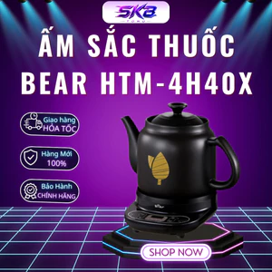Ấm sắc thuốc Bear HTM-4H40X - Hàng Chính Hãng - Bảo Hành 18 Tháng