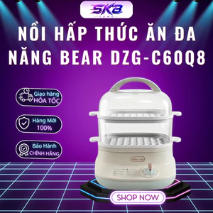 Nồi hấp thức ăn đa năng Bear DZG-C60Q8 - Hàng Chính Hãng - Bảo Hành 18 Tháng
