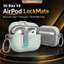 Vỏ Bảo Vệ Case AirPod LockMate Nam Châm Từ Tính, Chống Sốc, Sạc Không Dây I 88Mobile