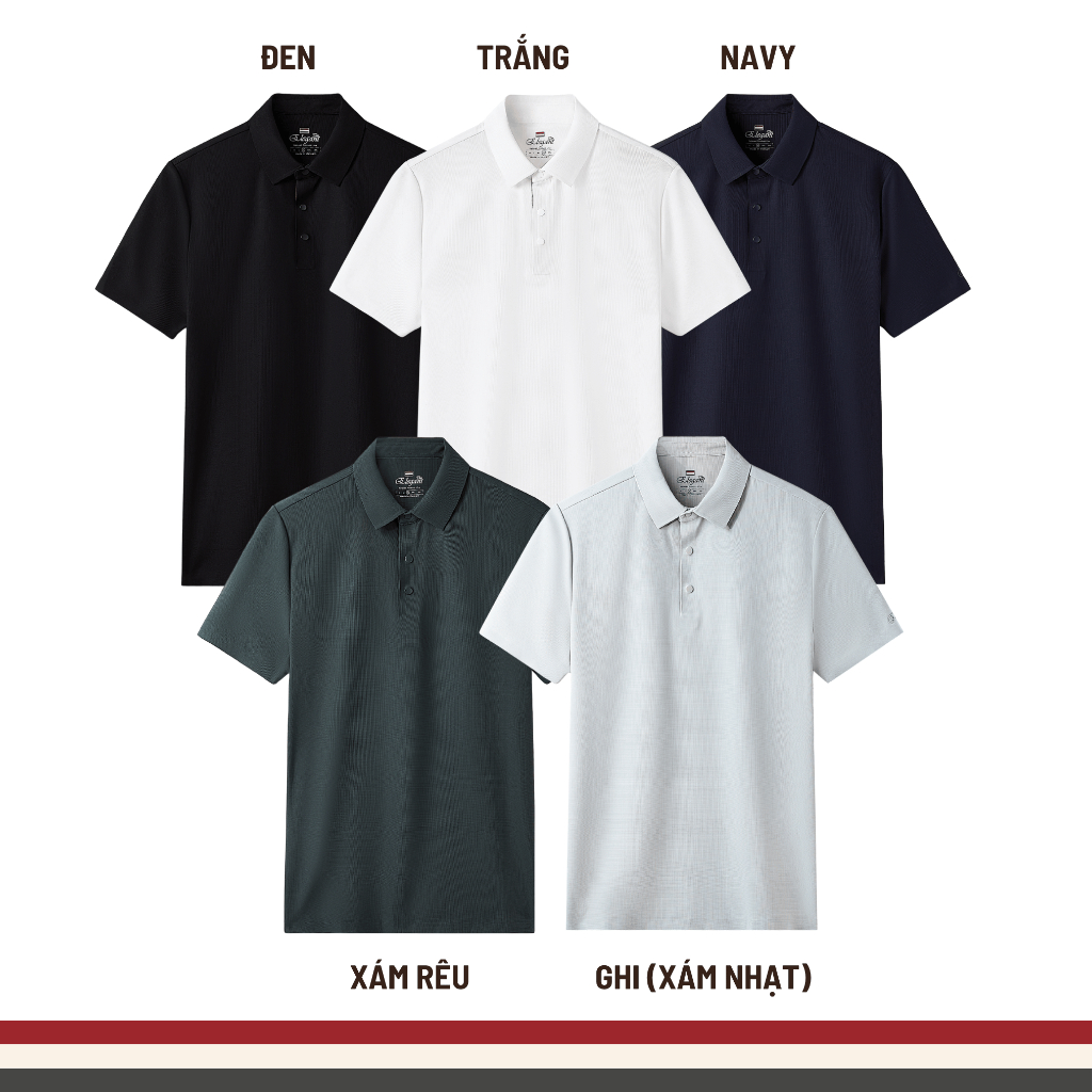 [WHY.NOT ELEGANT] Áo Polo Nam Seamless Không Đường May Màu Đen Thoáng Mát, Co Dãn Tốt WHY NOT