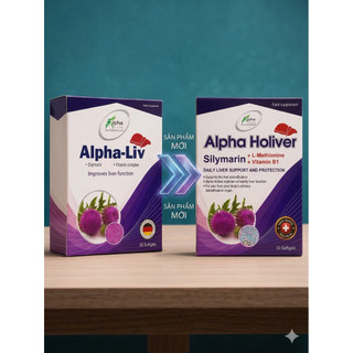 ✅ [Chính Hãng] Alpha-Liv Hỗ trợ giải độc gan, hạ men gan | Hộp 30 viên