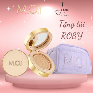 [KÈM TÚI ROSY] Phấn nước Premium Baby Skin Cushion SPF 50+ PA+++  MOI Cosmetics Hồ Ngọc Hà