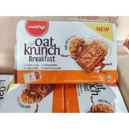 [TẶNG QUÀ HĐ 200K TRỞ LÊN TỪ 05-08.07]Bánh yến mạch nhân socola hạnh nhân Oat Krunch 192g