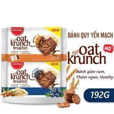 [TẶNG QUÀ HĐ 200K TRỞ LÊN TỪ 05-08.07]Bánh yến mạch nhân socola hạnh nhân Oat Krunch 192g