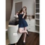 Váy Jean 2 Dây Dáng A Đính Hoa Nổi 3D Thủ Công Dáng Ngắn Sexy, Đầm Denim Đi Chơi - CHAMIE STUDIO