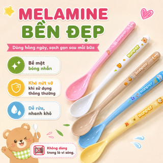 THÌA ĂN DẶM HONPER TINY CÁN DÀI HP2412 – NHỎ GỌN, AN TOÀN, HỖ TRỢ BÉ TẬP TỰ ĂN