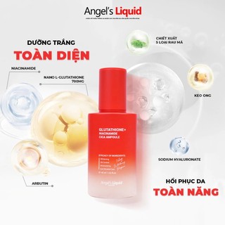 Serum Angel’s Liquid Glutathione + Niacinamide Cica Ampoule Kem Dưỡng Angel Liquid Glutathione Niacinamide -Kosmi Beauty