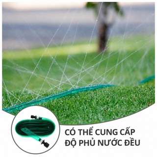 Ống Tưới Phun Mưa 10M | Dây Tưới Phun Sương Tự Động Toàn Tuyến Tưới Cây Tưới Cỏ Làm Mát Sân Vườn