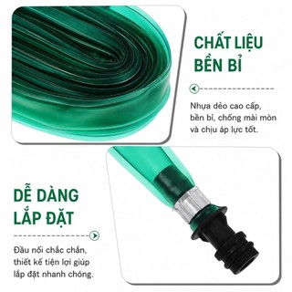 Ống Tưới Phun Mưa 10M | Dây Tưới Phun Sương Tự Động Toàn Tuyến Tưới Cây Tưới Cỏ Làm Mát Sân Vườn
