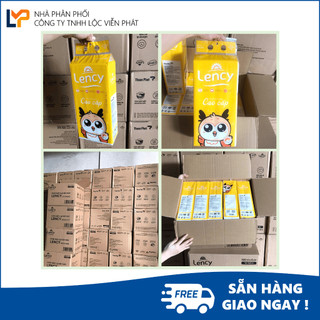 [Nhà phân phối] Thùng 10 Gói Khăn giấy rút đáy Lency 4 lớp, kèm móc treo tường