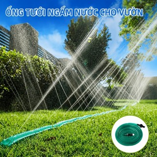 Ống Tưới Phun Mưa 10M | Dây Tưới Phun Sương Tự Động Toàn Tuyến Tưới Cây Tưới Cỏ Làm Mát Sân Vườn