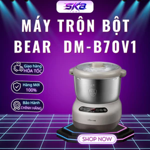 Máy trộn bột Bear DM-B70V1 7 lít - Trộn Tối Đa 1.6kg Bột Khô - Bảo Hành 18 Tháng