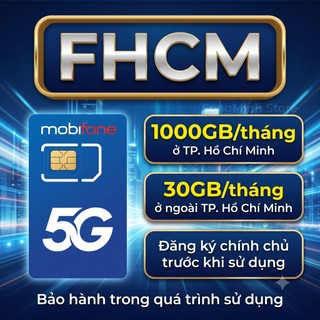 🔥SIM MOBIFONE DATA CỰC KHỦNG - GÓI DATA 6/12FHCM-HƠN 30GB/NGÀY=1000GB/31 NGÀY BẢO HÀNH 14 THÁNG🔥
