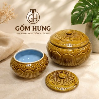 Âu Đựng Mỡ, Đựng Muối,Đựng Mẻ,Muối Dưa Cà,Kim Chi Có Tráng Men Bát Tràng