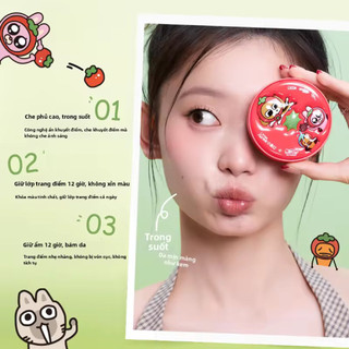 LITTLE ONDINE | Cushion Cà Chua Che Khuyết Điểm Lâu Trôi Tạo Hiệu Ứng Tự Nhiên 12+12g