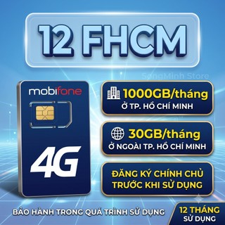 🔥SIM MOBIFONE DATA CỰC KHỦNG - GÓI DATA 6/12FHCM-HƠN 30GB/NGÀY=1000GB/31 NGÀY BẢO HÀNH 14 THÁNG🔥