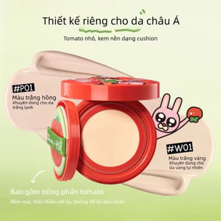 LITTLE ONDINE | Cushion Cà Chua Che Khuyết Điểm Lâu Trôi Tạo Hiệu Ứng Tự Nhiên 12+12g