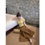 Áo Kiểu Chấm Bi 2 Dây Phối Giả Khoác Lửng Tay Phồng Thắt Nơ Ngực Tiểu Thư Pháp - CHAMIE STUDIO