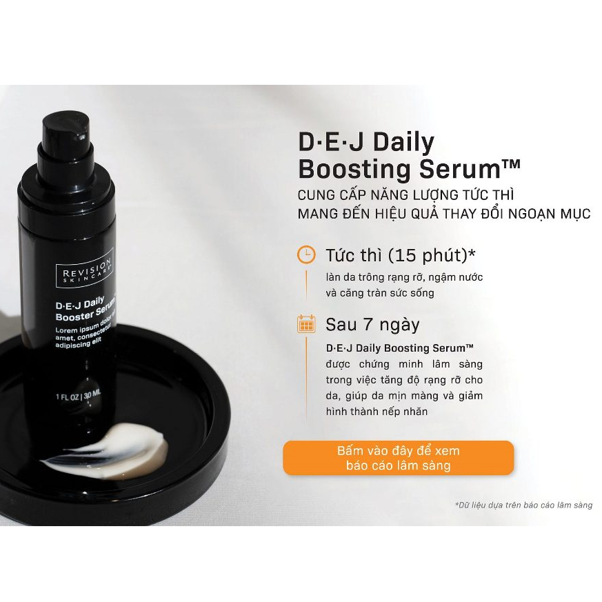 [Hàng Công Ty] Serum Revision Skincare D•E•J Daily Boosting Trẻ Hóa, Phục Hồi (Travel size 15ml)