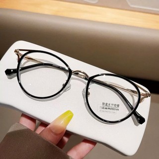 [MUA 1 TẶNG 1 PHỤ KIỆN] Gọng kính cận tròn thời gian trang nam nữ chất liệu nhựa lõi kim loại dễ đeo