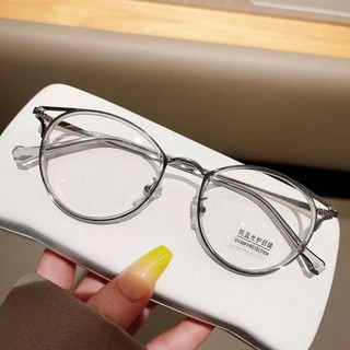 [MUA 1 TẶNG 1 PHỤ KIỆN] Gọng kính cận tròn thời gian trang nam nữ chất liệu nhựa lõi kim loại dễ đeo
