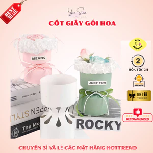 Cốt Giấy Cắm Hoa Tròn Chuyên Dụng Cắm Hoa Kẽm Nhung, Hoa Sáp, Hoa Handmade, Trang Trí Bình Hoa DIY