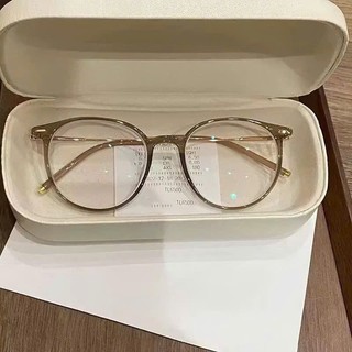 [MUA 1 TẶNG 1 PHỤ KIỆN] Gọng kính cận tròn nam nữ Libra khung nhựa dẻo phối kim loại dễ đeo phong cách Hàn Quốc