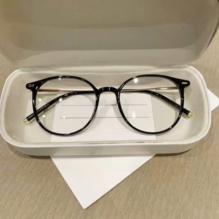 [MUA 1 TẶNG 1 PHỤ KIỆN] Gọng kính cận tròn nam nữ Libra khung nhựa dẻo phối kim loại dễ đeo phong cách Hàn Quốc