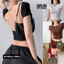 Áo croptop hở lưng có mút ngực vải cotton tay ngắn cổ tròn DUYLINH áo kiểu nữ ôm body vải dày DL16A