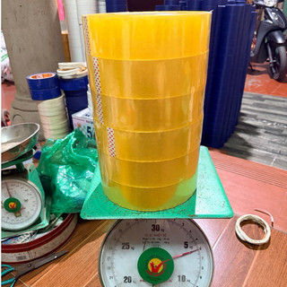 (MUA 5 TẶNG 1) Combo 6cuộn Băng keo-Băng dính 6kg-6cuộn, lõi nhựa siêu mỏng. Sản xuất tại xưởng