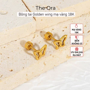 Bông tai Golden wing mạ vàng 18K - The Ora AS023 - thiết kế trẻ trung thanh lịch