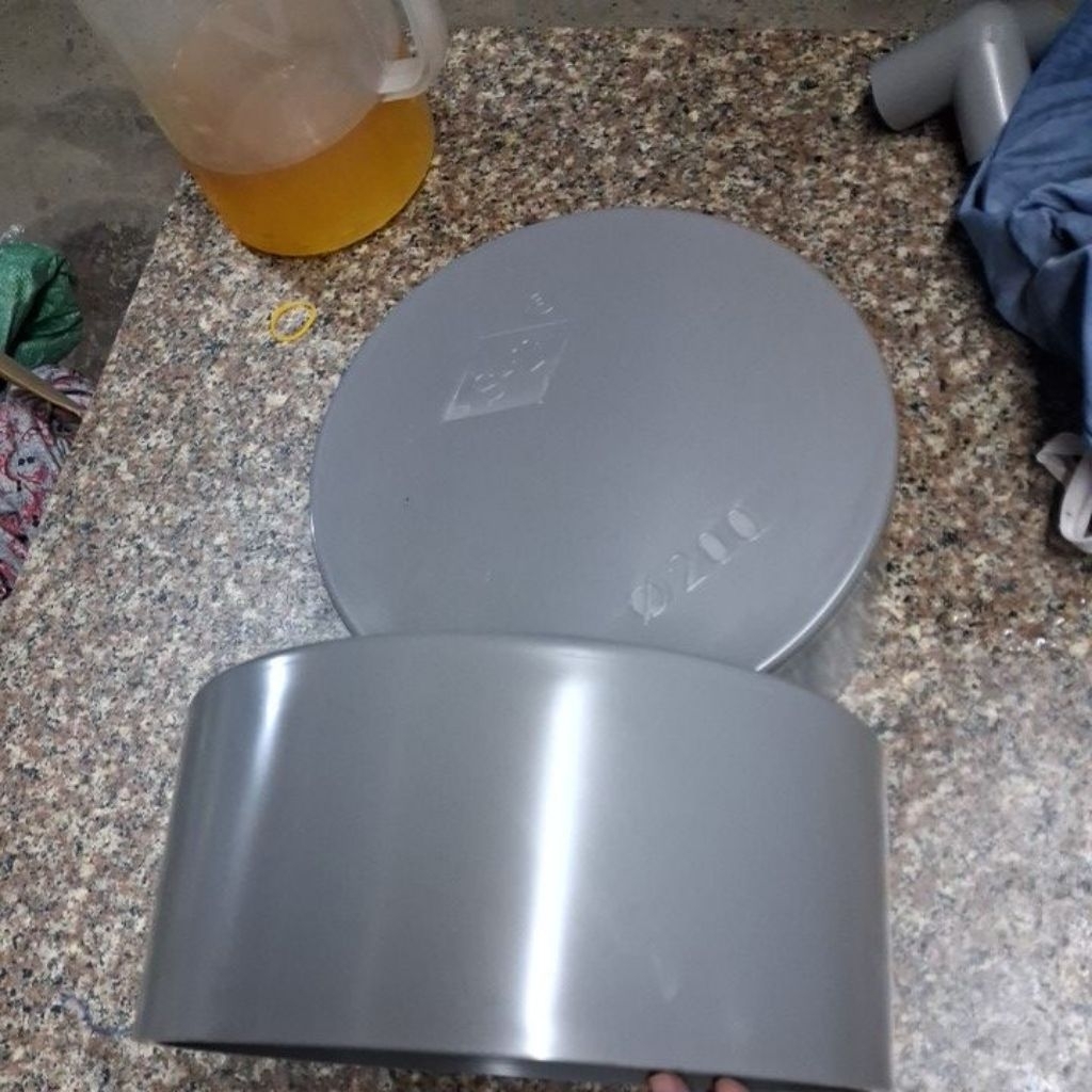 Ống nhựa pvc 200 [20cm].Ống Dày - Hiệu Quốc Trung cắt lẻ theo nhu cầu
