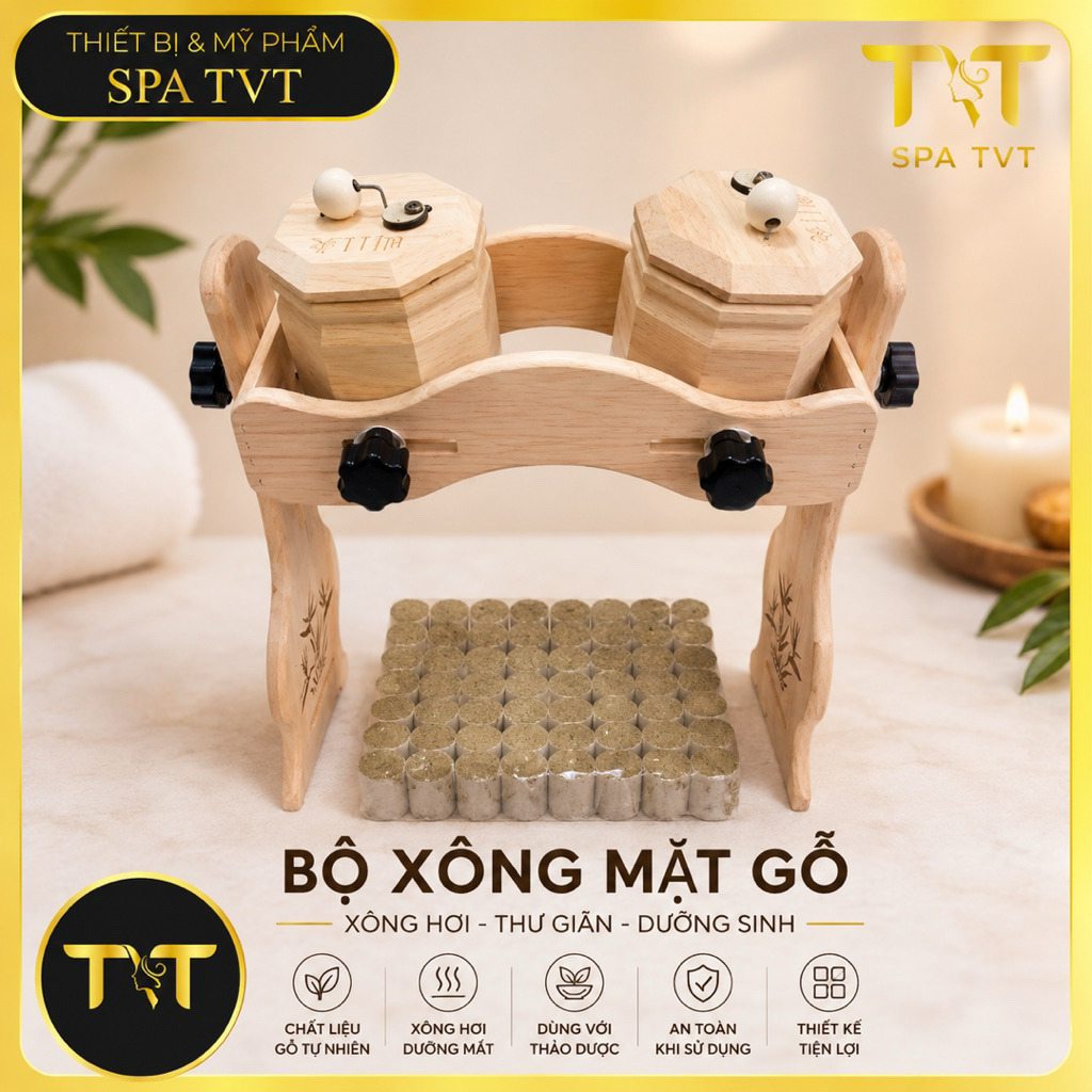 BỘ XÔNG MẮT NGẢI CỨU, BỘ XÔNG ĐẦU NGẢI CỨU GỖ TVT, THƯ GIÃN, GIẢM CĂNG THẲNG, HỖ TRỢ NGỦ NGON