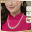 N795 dây chuyền hạt ngọc nhân tạo , chuỗi hạt ngọc nhân tạo đá mang áo dài sang trọng cho nữ