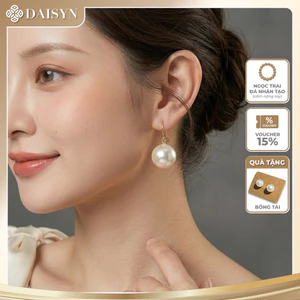 N953 Bông tai nữ hạt ngọc trai nhân tạo nhiều kích thước xinh xắn cho nữ