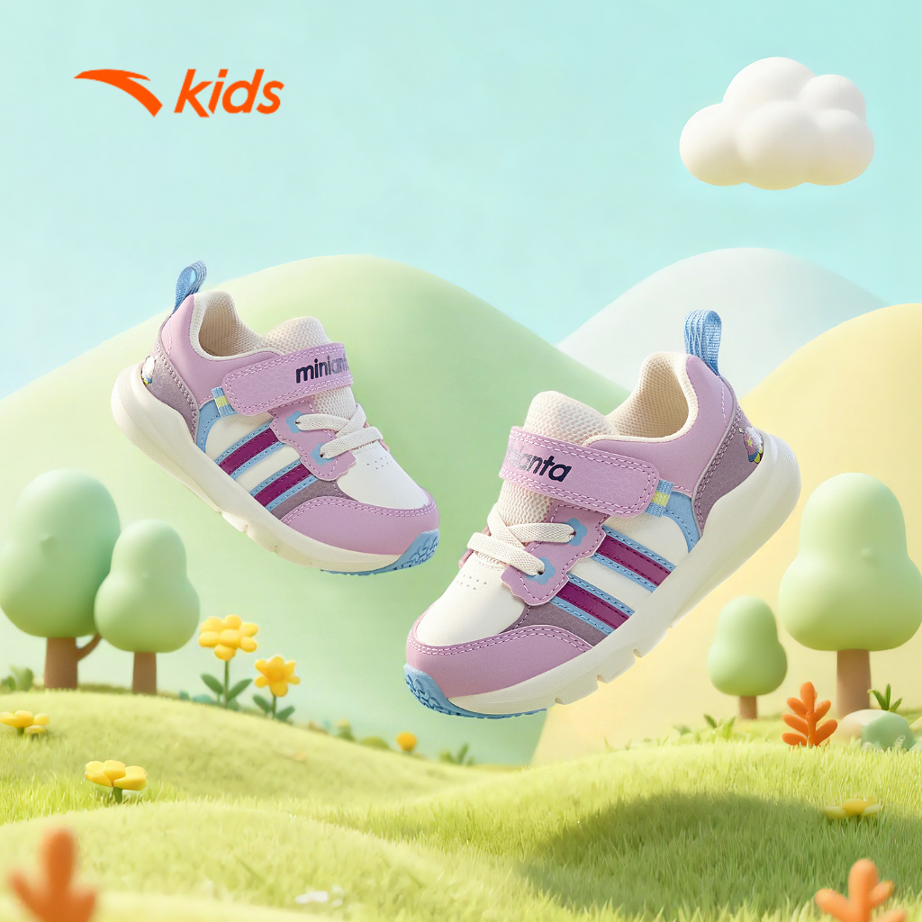 Anta Kids Giày Tập Đi Bé Gái Size 20-27 A22610015
