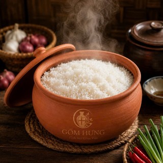 Niêu Đất, Nồi Đất Nấu Cơm, Kho Cá Không Tráng Men, Niêu,Nồi Đất Phù Lãng Hàng Thủ Công Vuốt Tay