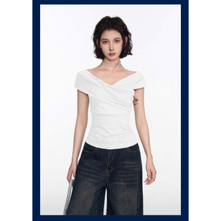Áo Thun Nữ Trễ Vai Ôm Body Tôn Dáng, Chất Thun Co Giãn 4 Chiều - TL 001