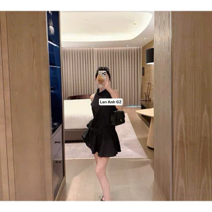 Váy cổ yếm CN đuôi cá #sieucappp