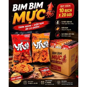 Bim Bim Râu Mực Snack Ăn Vặt Tuổi Thơ