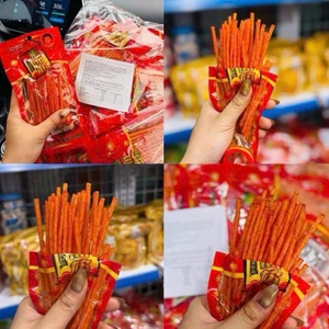 Tăm Cay Ăn Vặt Tuổi Thơ Siêu Cuốn 1 Gói 25g