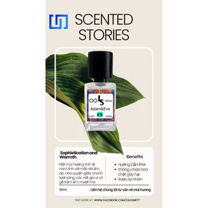 LS PERFUME Adam & Eve 30ml Nước hoa nam pha chế thủ công Hương gỗ & quế nam tính, lưu hương mạnh