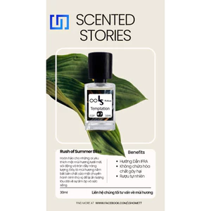 LS PERFUME Temptation 30ml - Nước hoa nam pha chế thủ công Hương gỗ ấm & gợi cảm, Lưu hương lâu